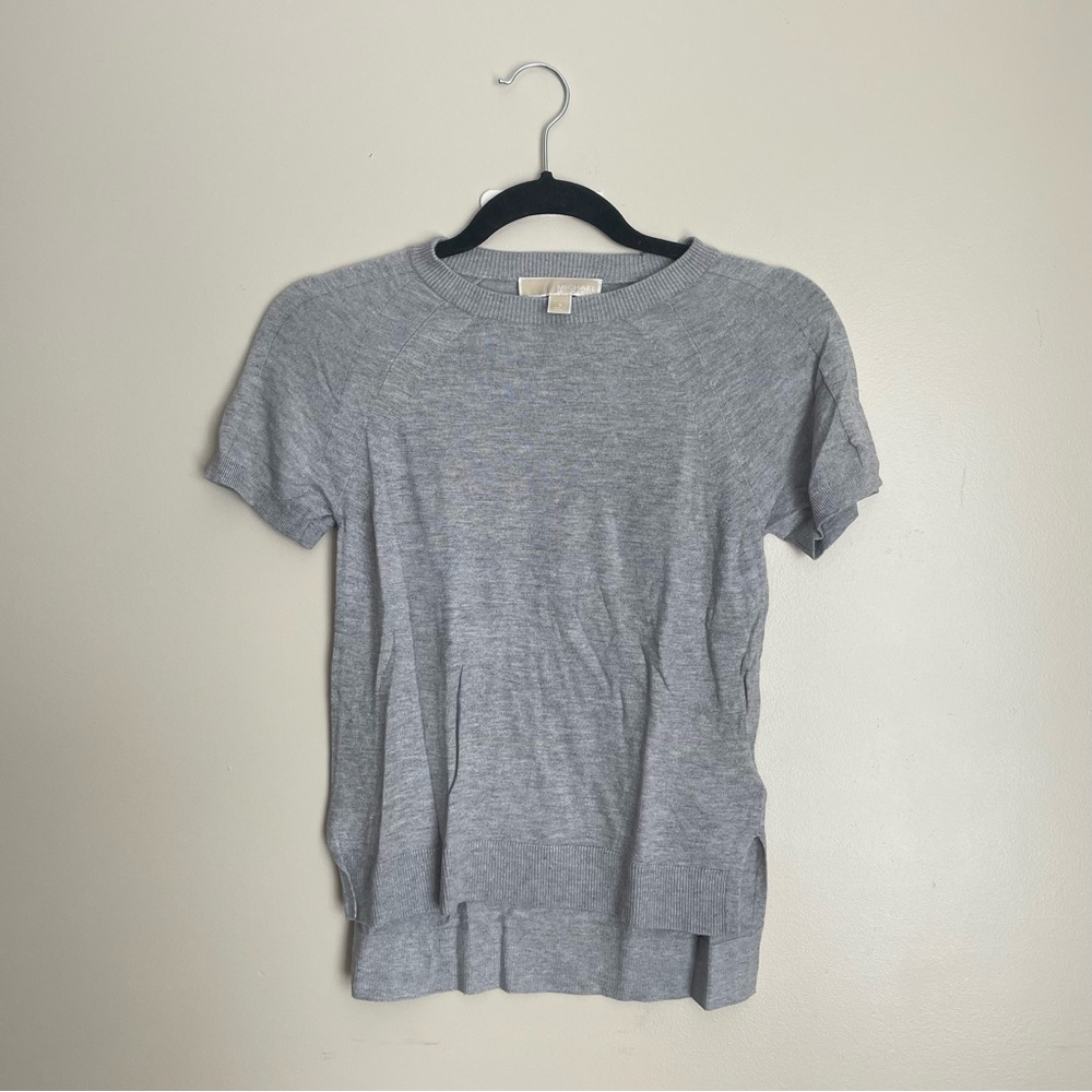 michael kors grey knit top
